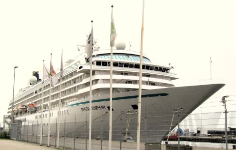 Crystal Symphony in IJmuiden, 1 aug 2024