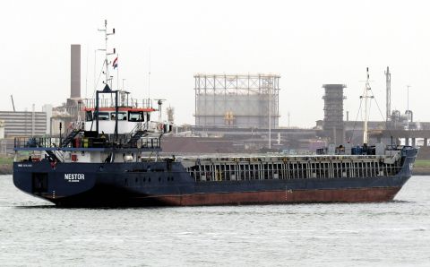 NESTOR (coaster) in IJmuiden, 21 okt 2024