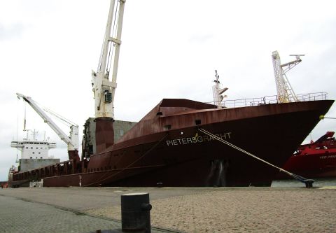 PIETERSGRACHT in IJmuiden, 9 dec 2024