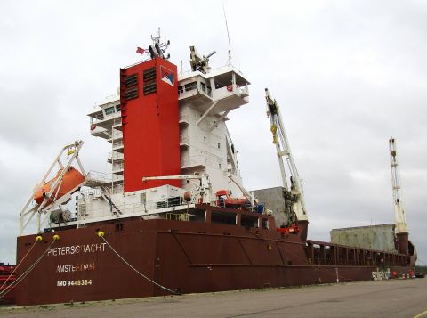 PIETERSGRACHT in IJmuiden, 9 dec 2024