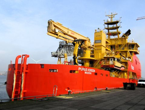 PURUS HORIZON in IJmuiden, 25 feb 2025