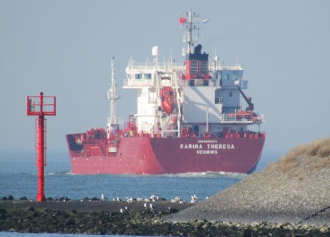 KARINA THERESA in IJmuiden, 6 mrt 2025