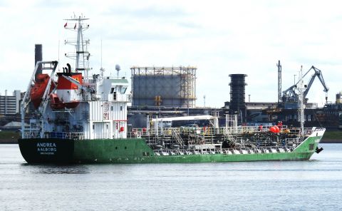 ANDREA (tanker) in IJmuiden, 3 mei 2025
