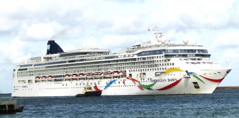 NORWEGIAN DAWN in IJmuiden, 11 sep 2025
