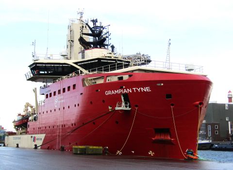 GRAMPIAN TYNE in IJmuiden, 27 okt 2025
