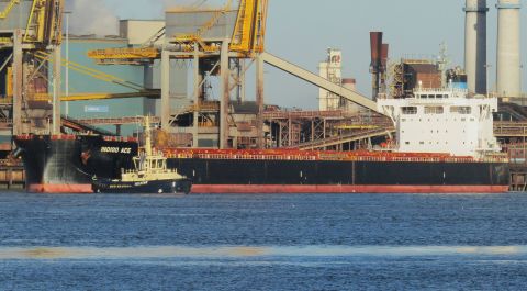 INDIGO ACE in IJmuiden, 13 dec 2025