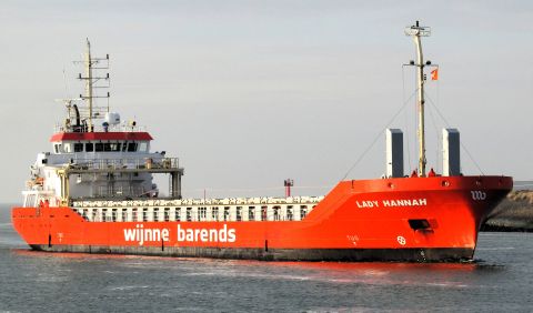 LADY HANNAH in IJmuiden, 21 dec 2025