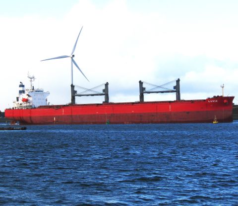 LUVIA in IJmuiden, 4 jan 2026
