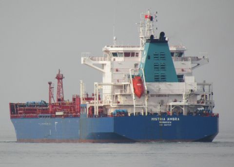 HISTRIA AMBRA in IJmuiden, 6 mrt 2026