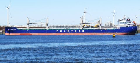 POLSTEAM OKRA in IJmuiden, 22 apr 2026
