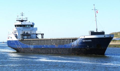 OSTBORG in IJmuiden, 22 apr 2026
