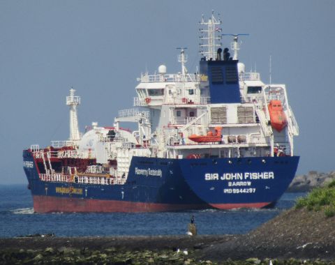 SIR JOHN FISHER in IJmuiden, 25 jun 2026