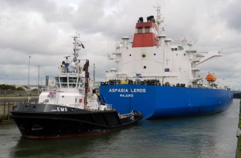 ASPASIA LEMOS in IJmuiden, 19 jun 2015