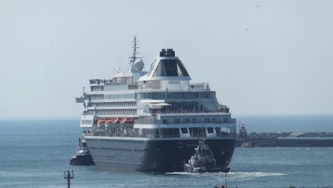 Prinsendam in IJmuiden, 1 jul 2015