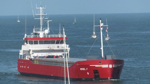 MEREL V in IJmuiden, 7 aug 2015