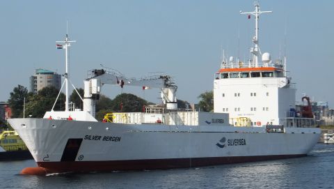 SILVER BERGEN in IJmuiden, 22 aug 2015