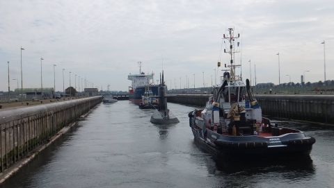Nato Warship in IJmuiden, 24 aug 2015