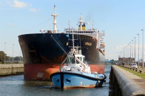 GRAZIA in IJmuiden, 10 sep 2015