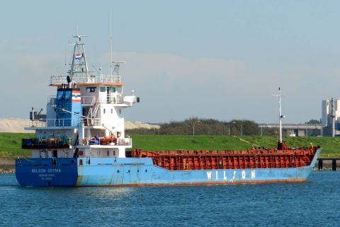 Wilson Gdynia in IJmuiden, 11 sep 2015