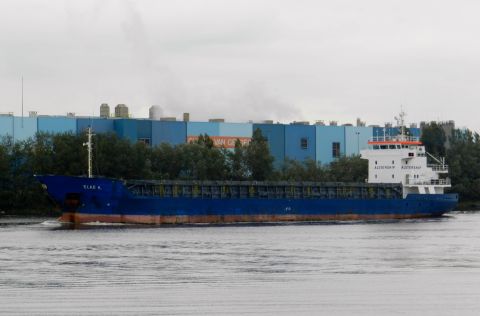 ELKE K in IJmuiden, 16 sep 2015