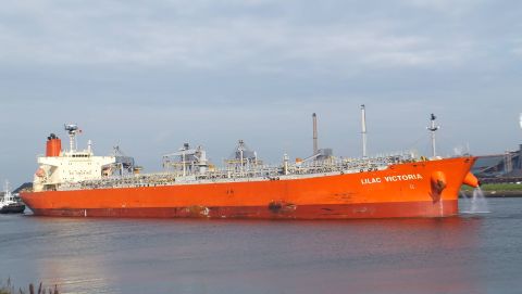 LILAC VICTORIA in IJmuiden, 18 sep 2015
