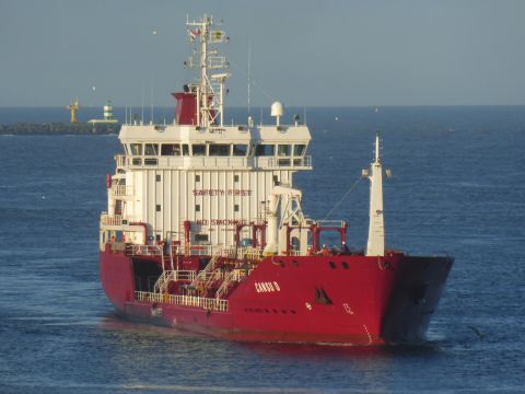 Cansu D in IJmuiden, 31 dec 2014