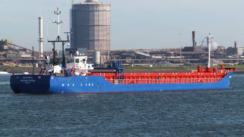 FRISIAN RIVER in IJmuiden, 29 sep 2015