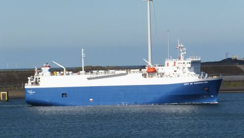 CITY OF SUNDERLAND in IJmuiden, 1 okt 2015