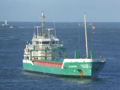 Banier in IJmuiden, 31 dec 2014