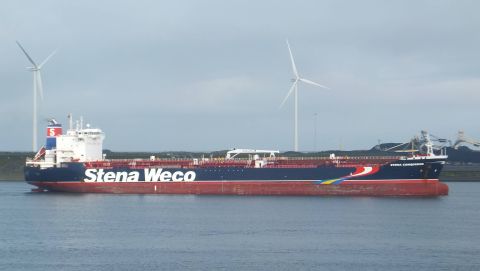 STENA CONQUEROR in IJmuiden, 6 okt 2015