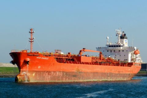 MID EAGLE in IJmuiden, 10 okt 2015