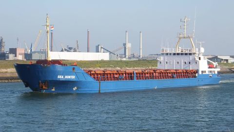 Sea Hunter in IJmuiden, 10 okt 2015
