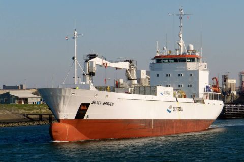 SILVER BERGEN in IJmuiden, 11 okt 2015
