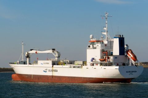 SILVER BERGEN in IJmuiden, 11 okt 2015