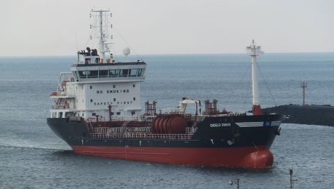 ENDELO SWAN in IJmuiden, 13 okt 2015