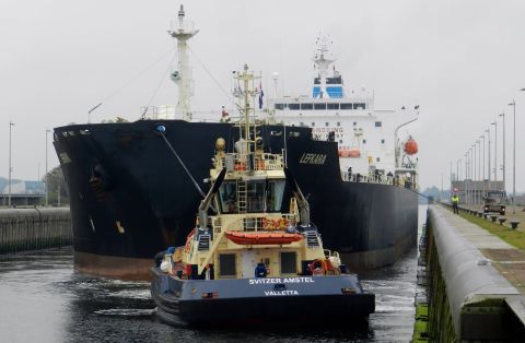 LEFKARA in IJmuiden, 16 okt 2015