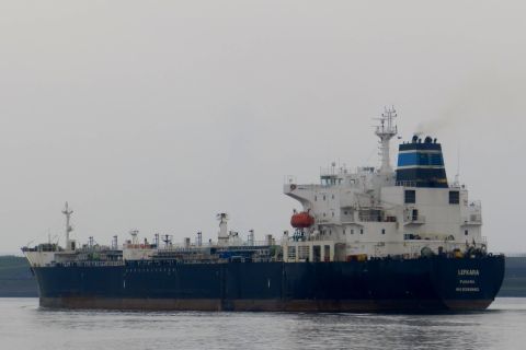 LEFKARA in IJmuiden, 16 okt 2015