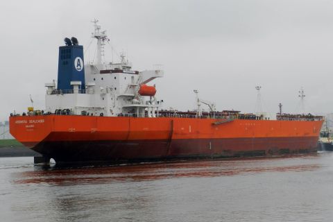 ARDMORE SEALEADER in IJmuiden, 16 okt 2015