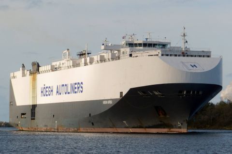 Hoegh Africa in IJmuiden, 25 okt 2015