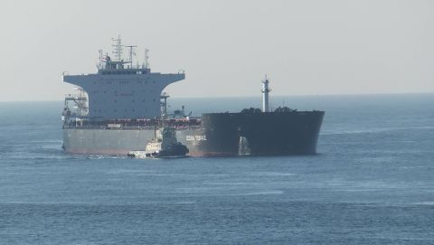 OCEAN TOPAZ in IJmuiden, 29 okt 2015