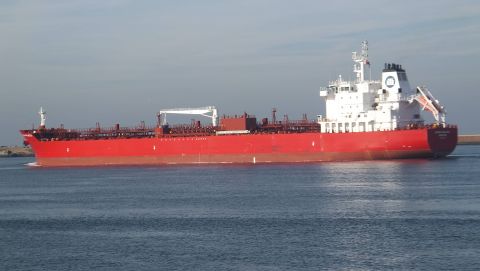HAFNIA MALACCA in IJmuiden, 2 nov 2015