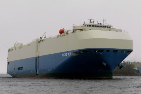 ORCHID ACE in IJmuiden, 10 nov 2015