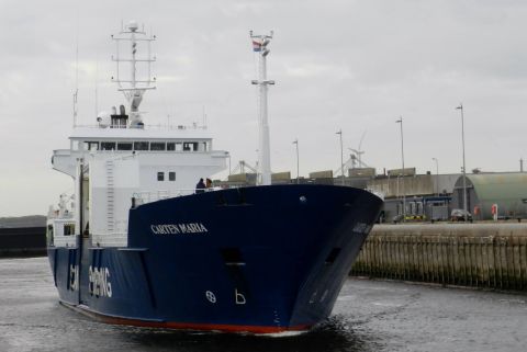 CARTEN MARIA in IJmuiden, 2 dec 2015