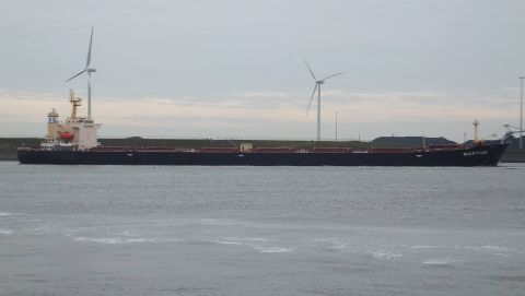 MARTINE in IJmuiden, 3 dec 2015