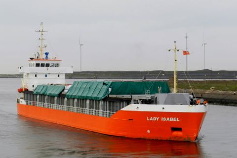 Lady Isabel in IJmuiden, 3 dec 2015