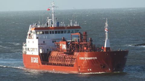 B GAS CHAMPION in IJmuiden, 4 dec 2015
