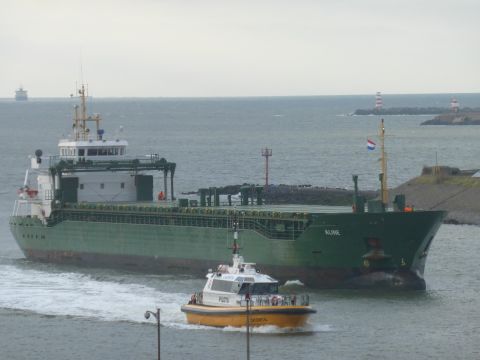 Aline in IJmuiden, 2 jan 2015