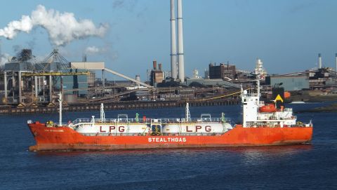 GAS EVOLUZIONE in IJmuiden, 9 dec 2015