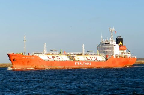 GAS EVOLUZIONE in IJmuiden, 9 dec 2015
