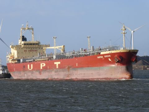 Hafnia Green in IJmuiden, 2 jan 2015